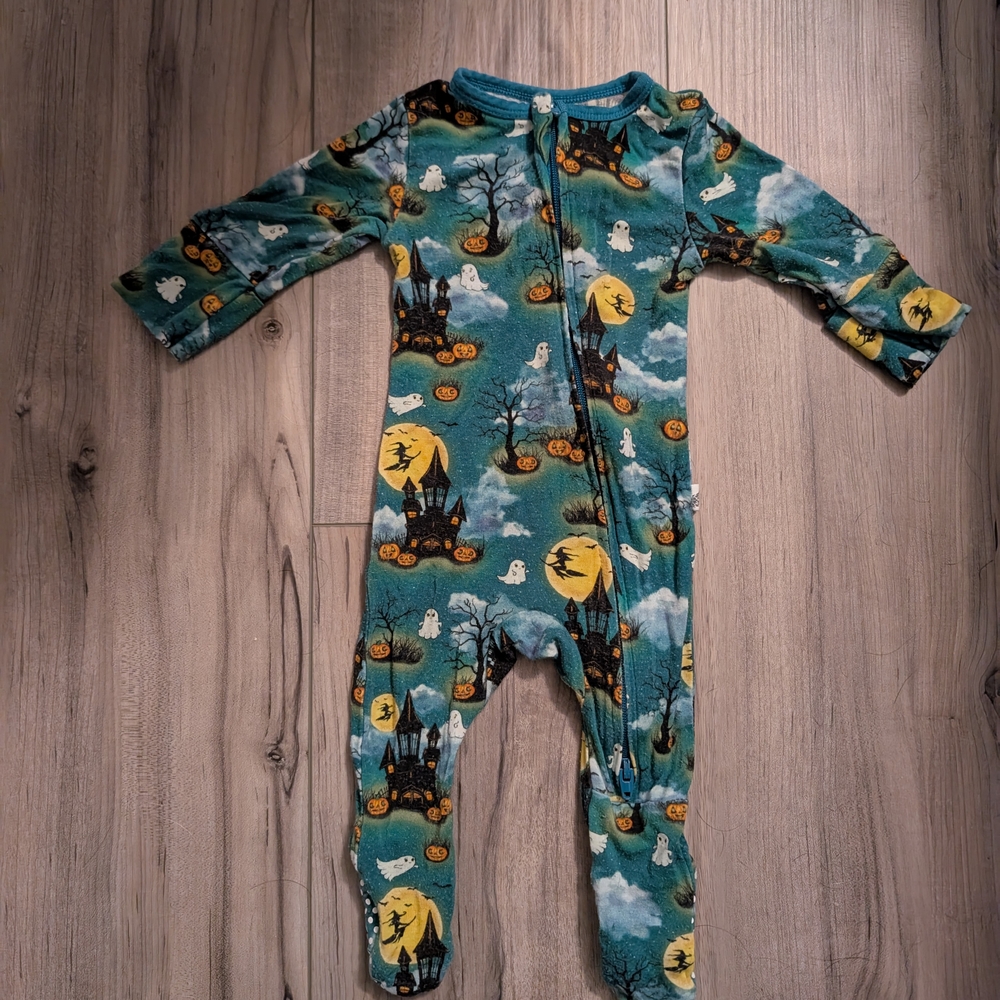 Free Birdees Halloween Themed Bamboo Baby One Piece Sz Newborn